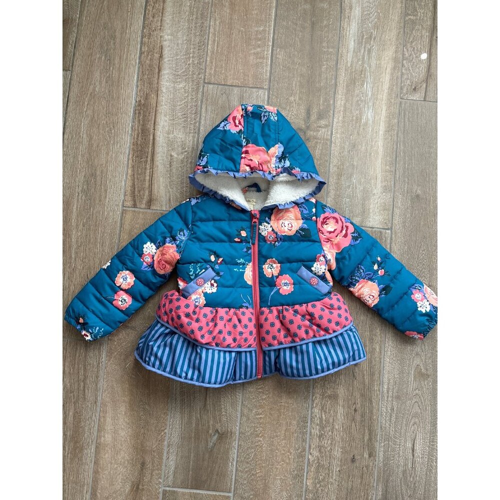 Matilda Jane Girls Snow Day Puffer Coat Sz 4